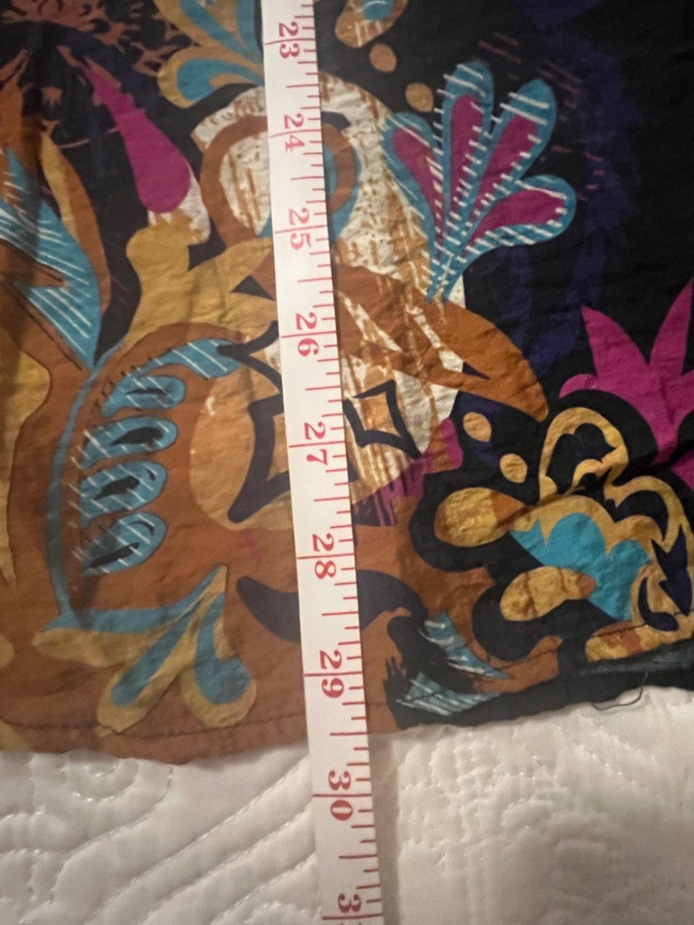 Multiples Tropical Multicolor Button-Front Blouse - Picture 6 of 7